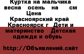 Куртка на мальчика весна - осень , на 110 см › Цена ­ 500 - Красноярский край, Красноярск г. Дети и материнство » Детская одежда и обувь   